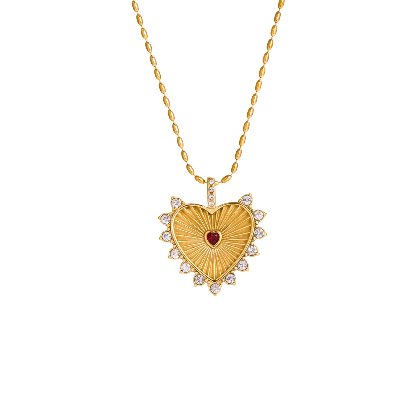 Golden Iconic Heart Necklace
