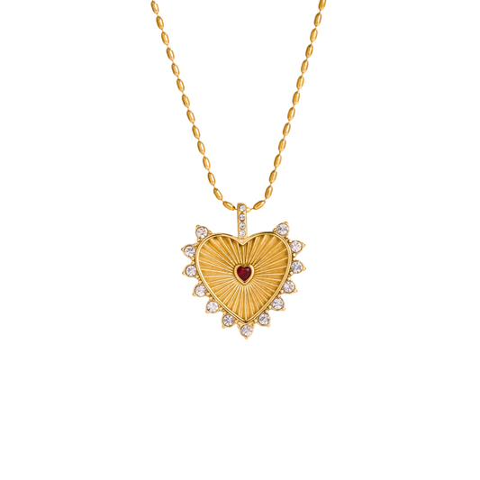 Golden Iconic Heart Necklace