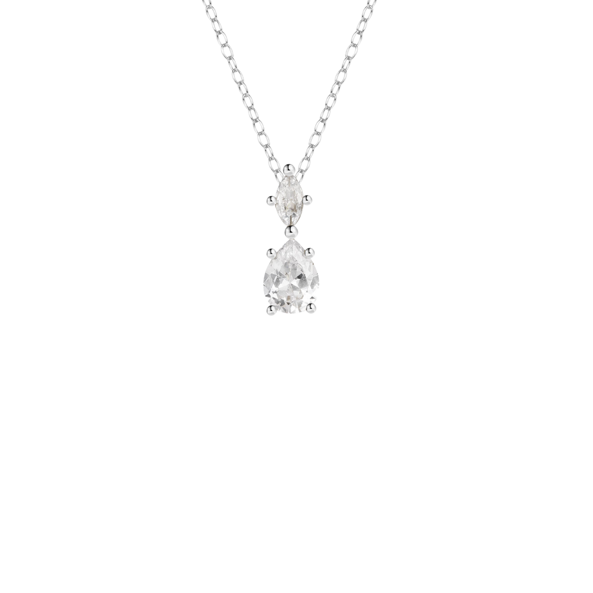 Silver Necklace Isabella