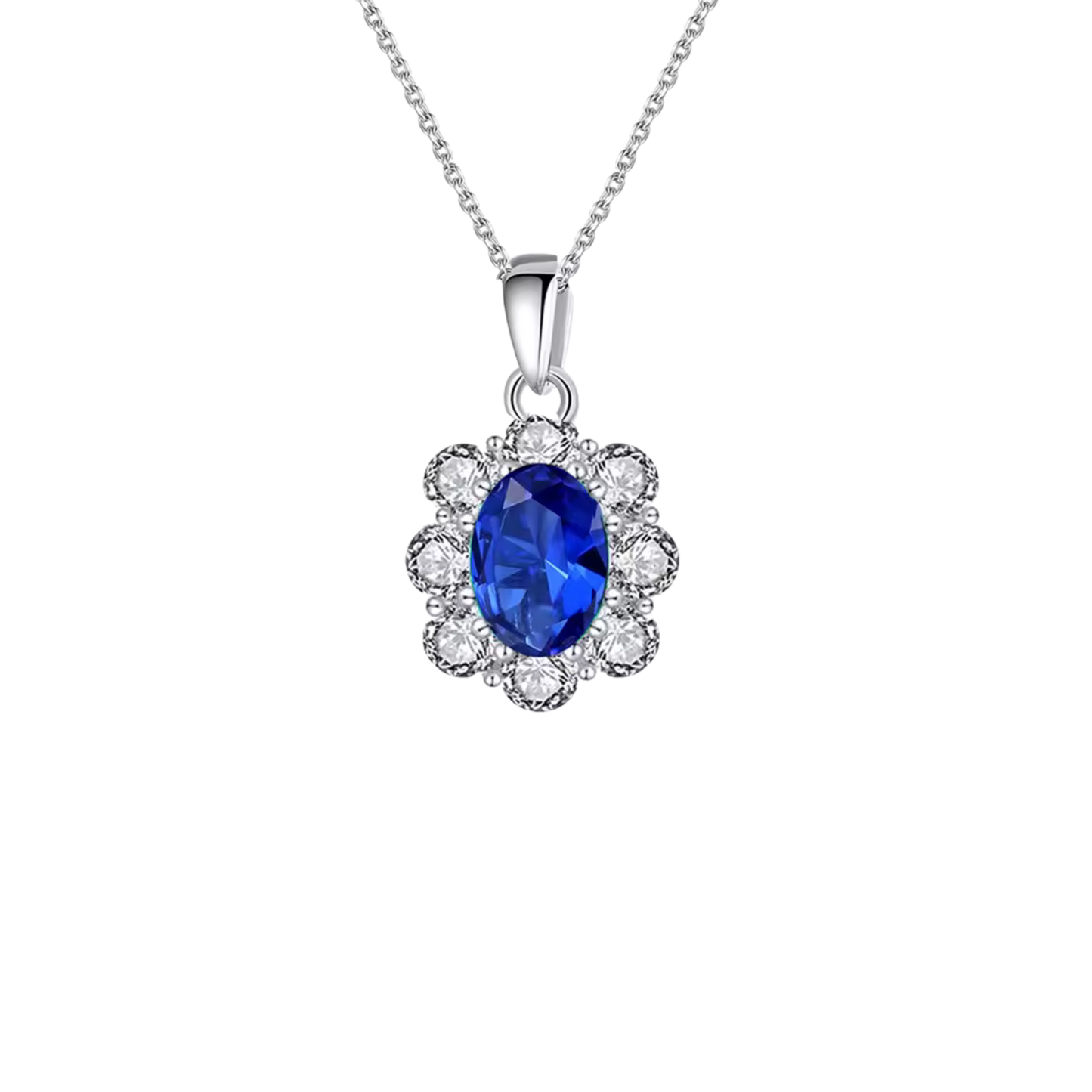 Silver Ocean Bloom Necklace