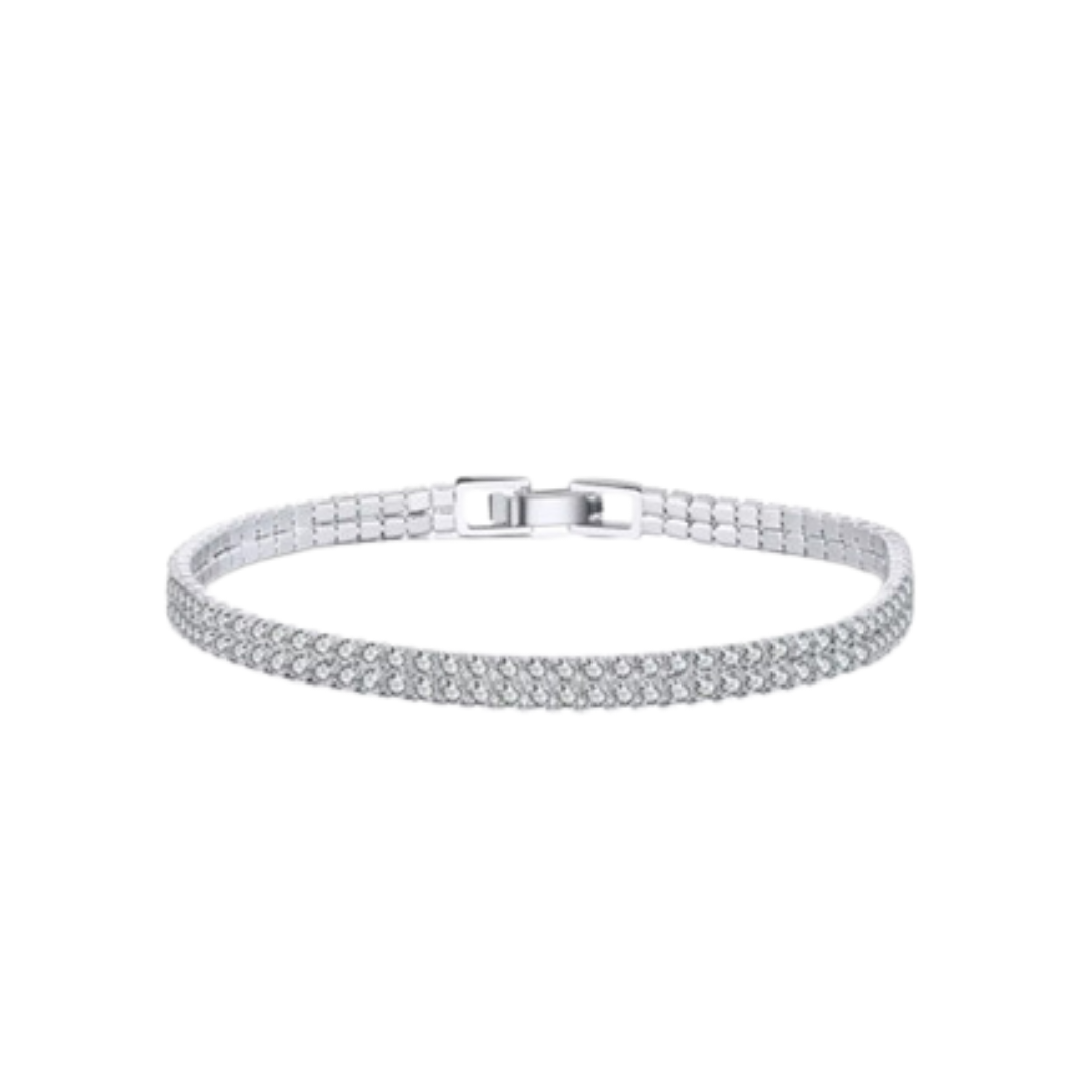 DOUBLE LINE ZIRCONIA BRACELET