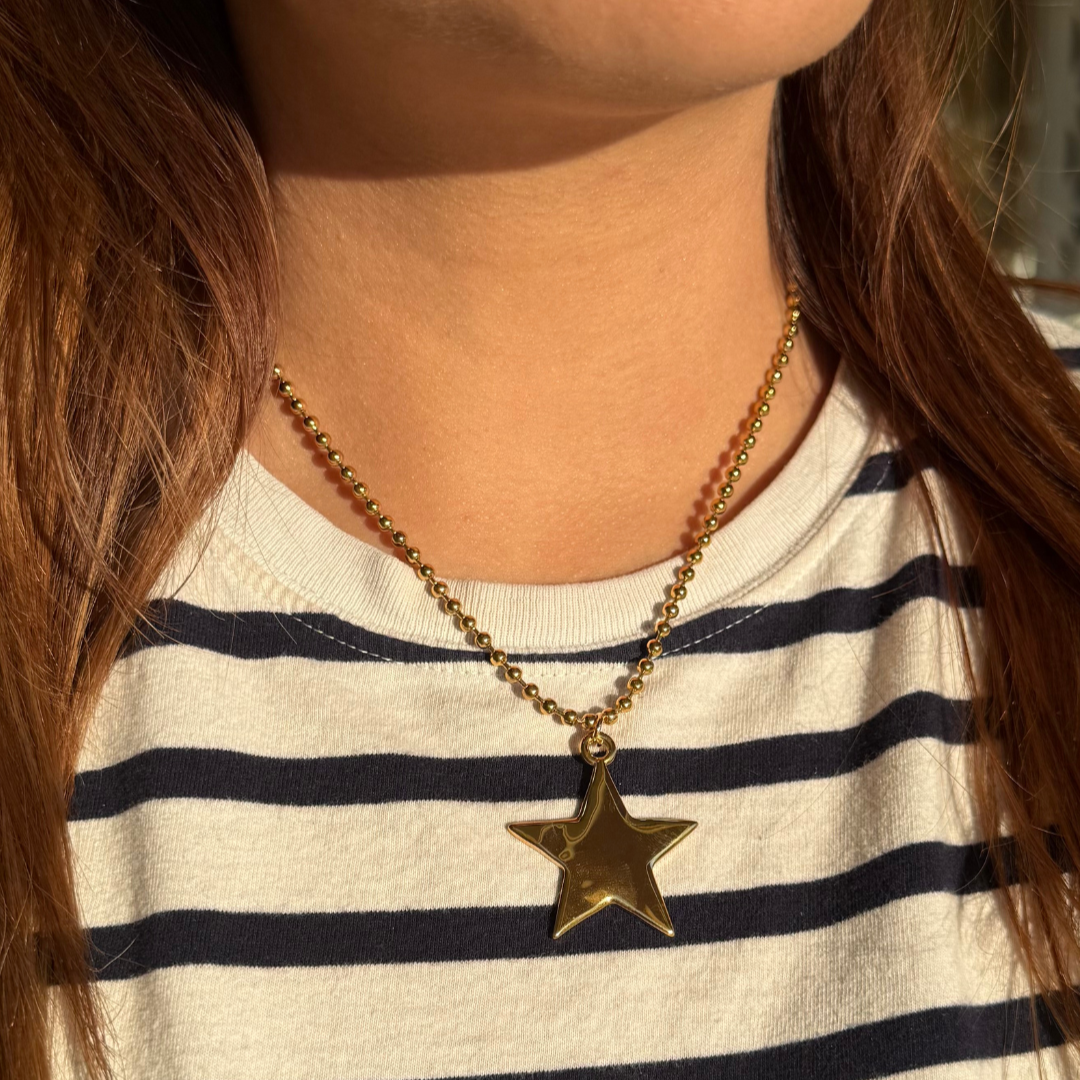 Golden Necklace Star