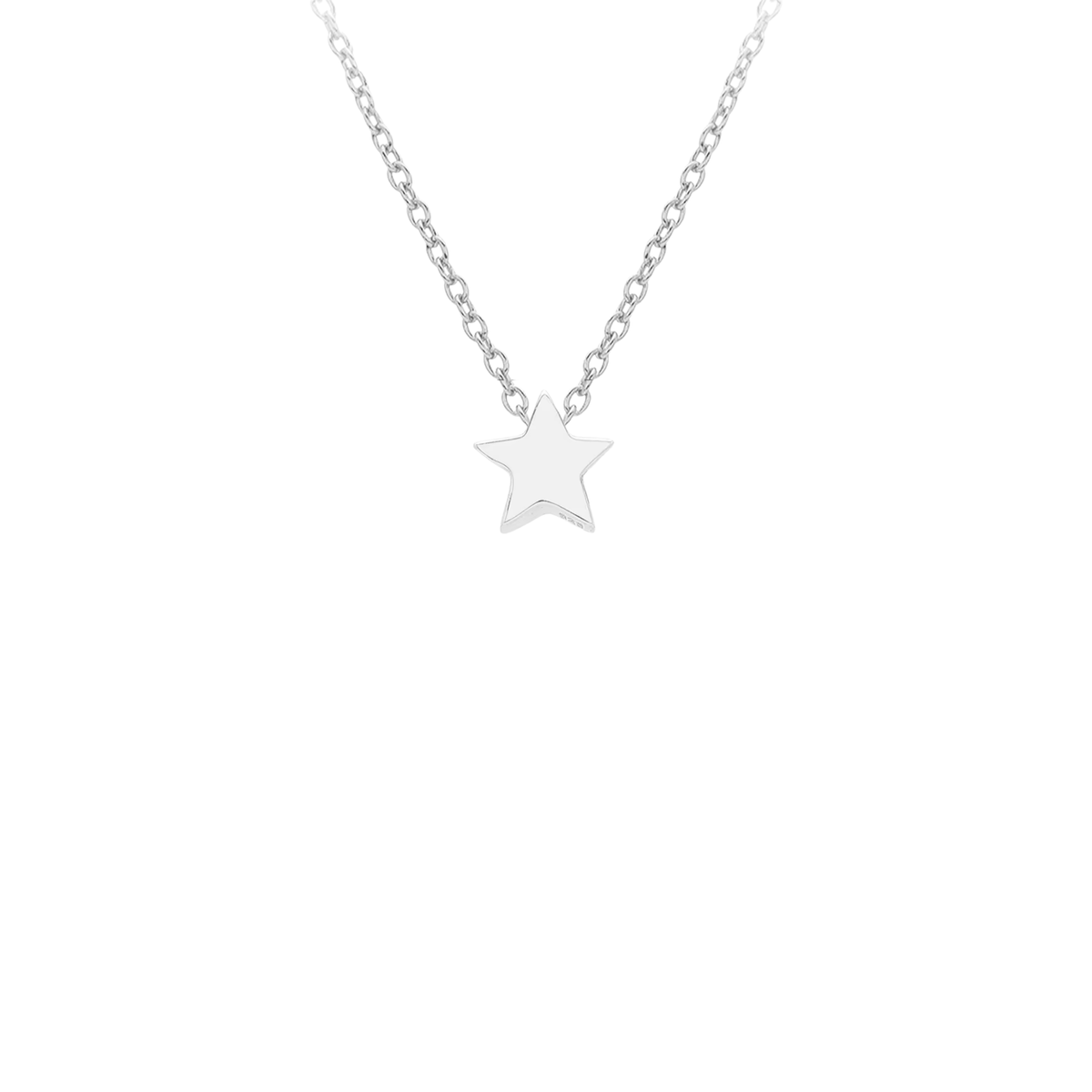 Silver Star Necklace Erika