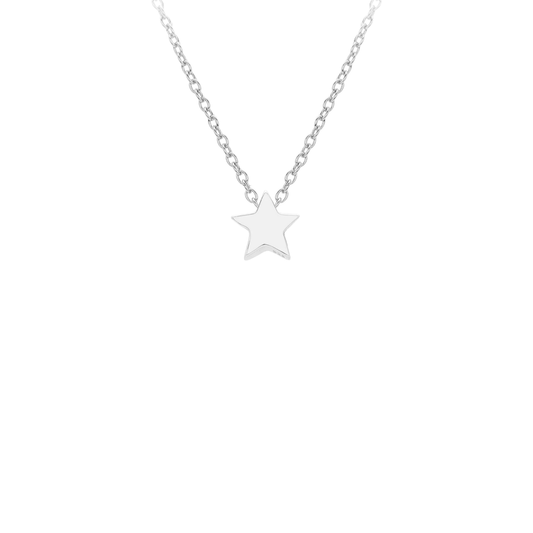 Silver Star Necklace Erika
