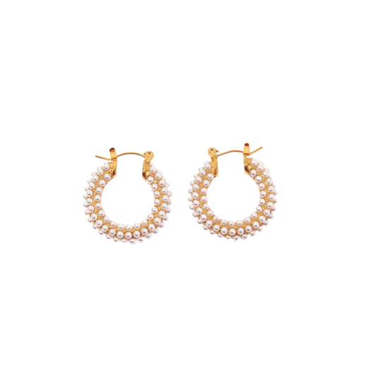 DAILY PEARL HOOPS