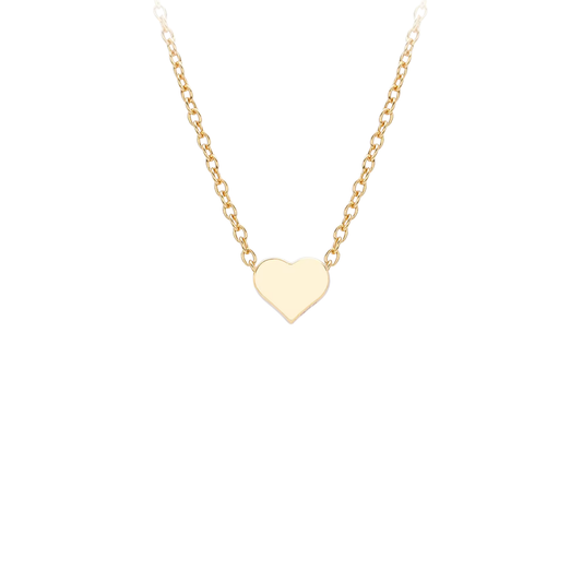 Golden Heart Necklace Erika