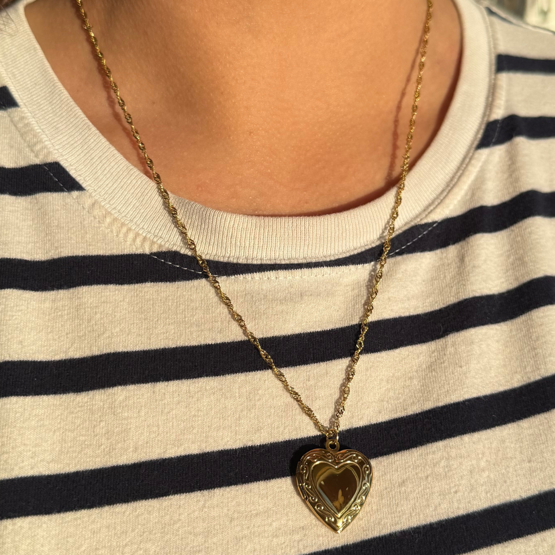 Golden Locket Necklace
