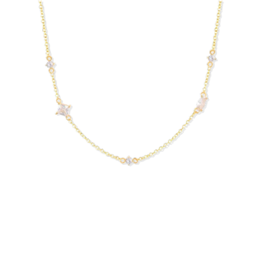 Clear Figure Necklace