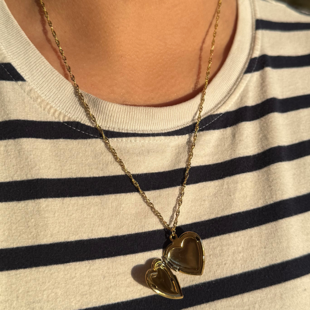 Golden Locket Necklace