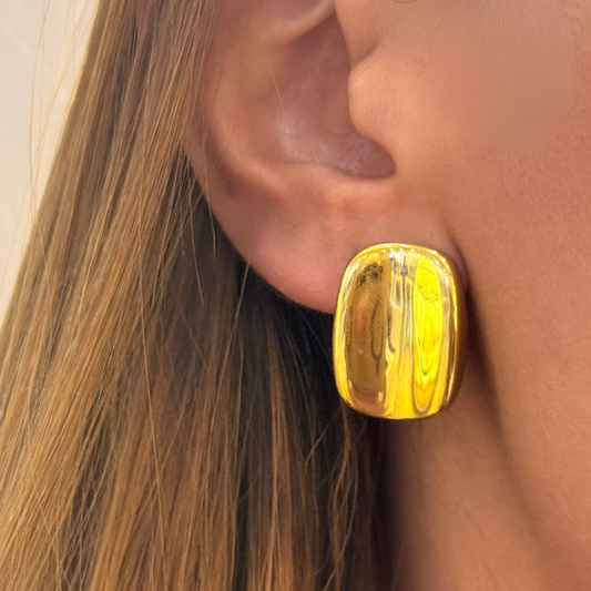 Golden Simple Earrings