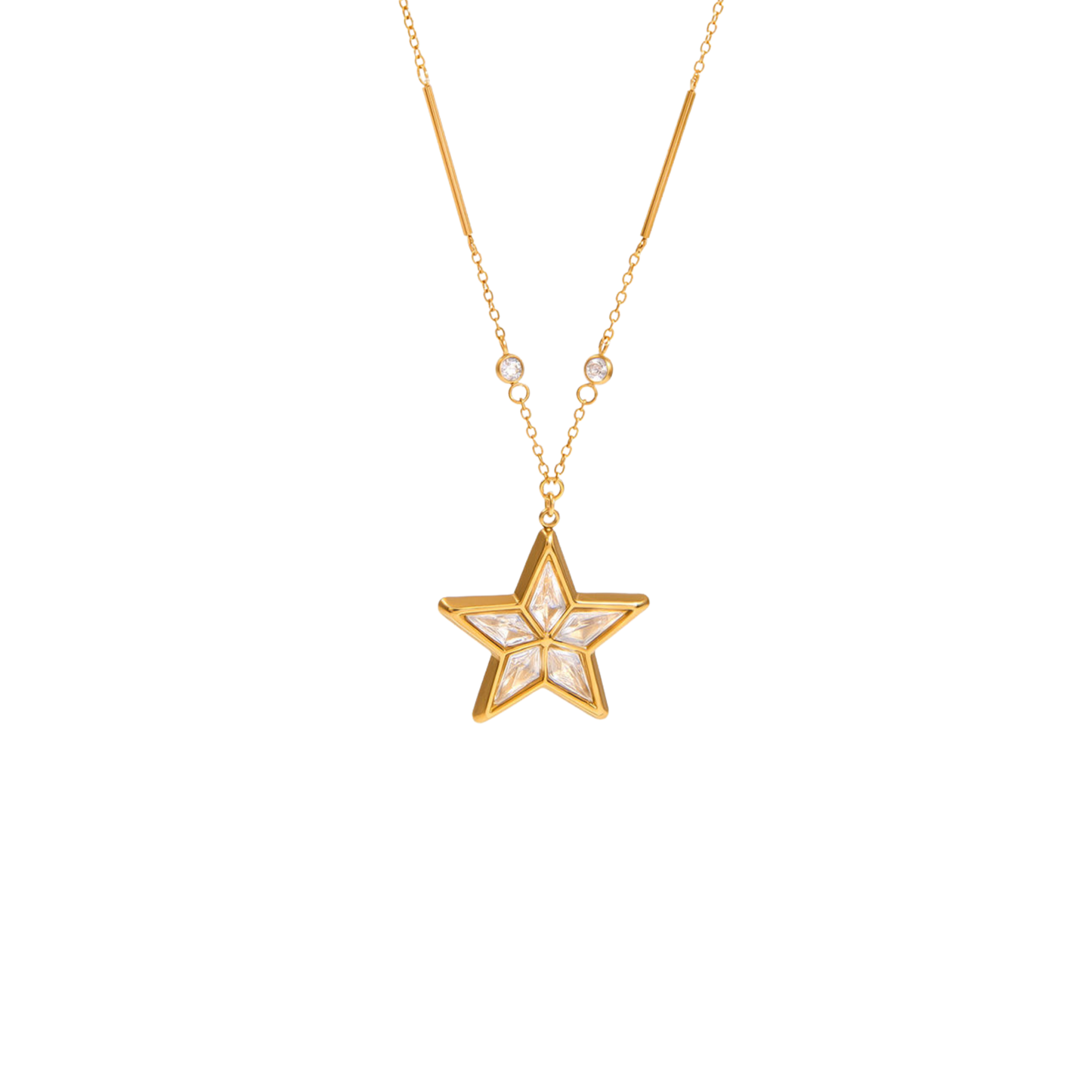 Golden Necklace Bethlehem Star