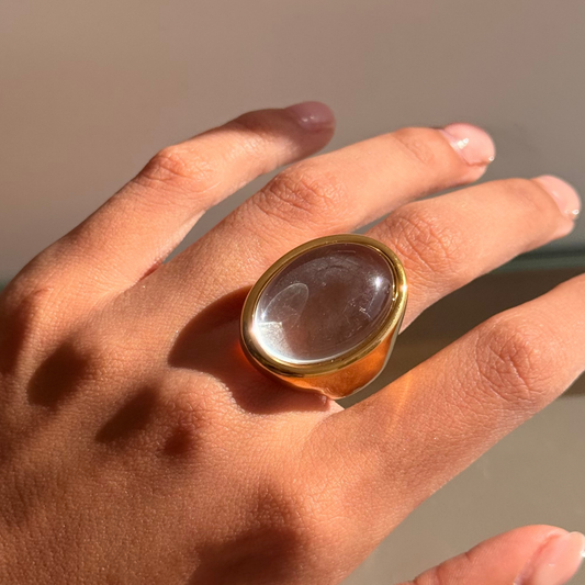 Clear Open Ring