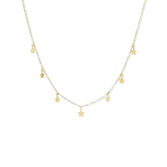 Multiple Star Golden Choker