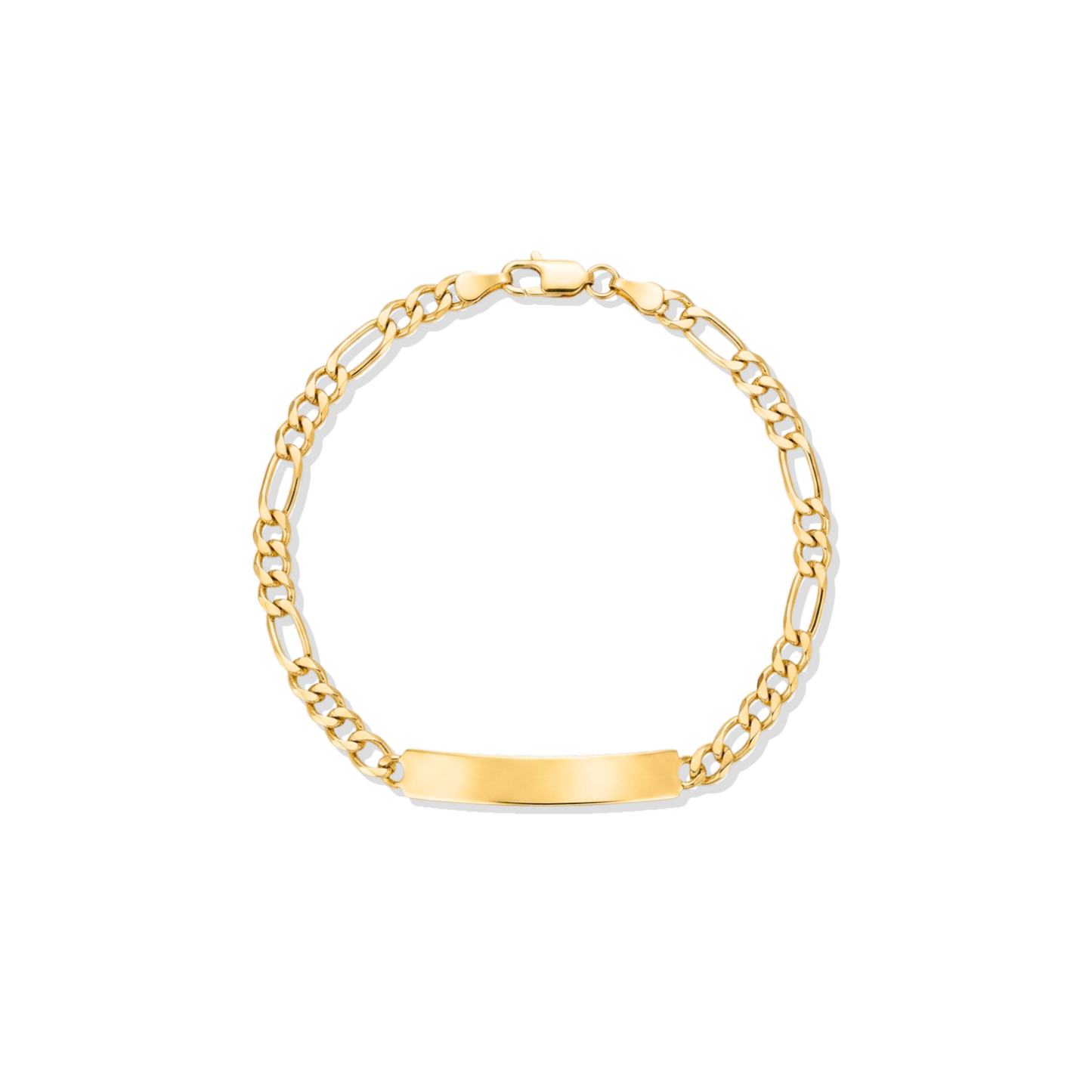 Esclava Cartier con placa 10k