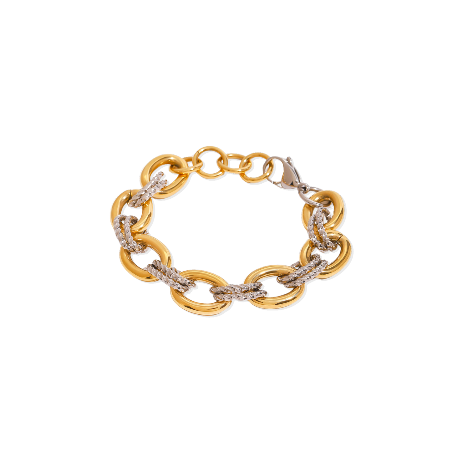 Golden Bracelet Dual Chunky