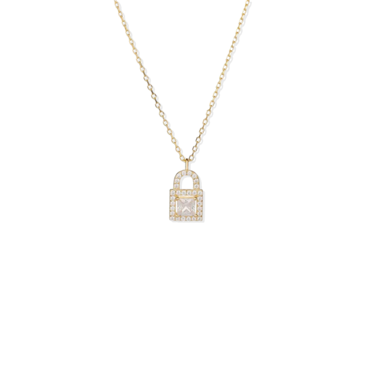 Lock Golden Necklace