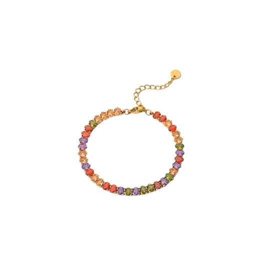 COLORFUL ROMBUS TENNIS BRACELET
