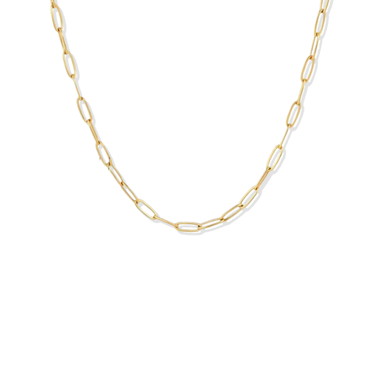 Clip Link Golden Necklace