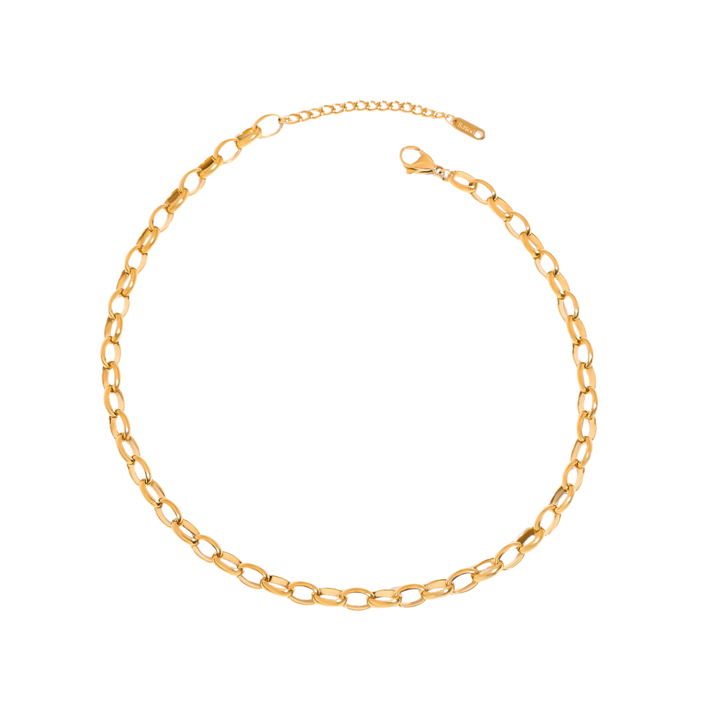 Linked Golden Necklace