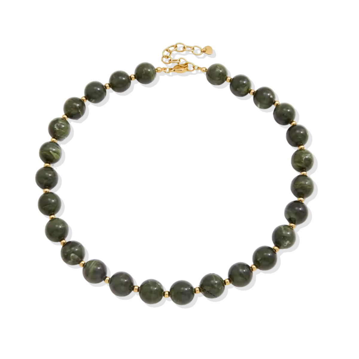 Black Resin Golden Necklace