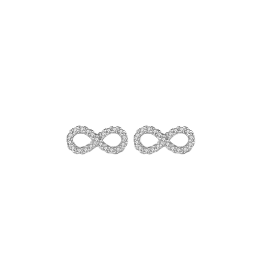 Infinity Spark Silver Studs