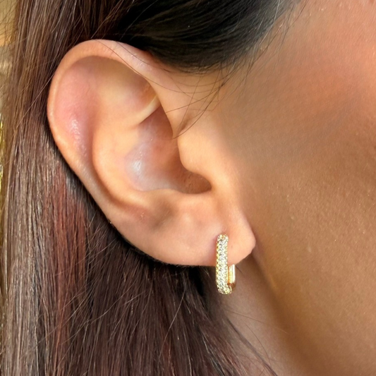 Link Pave Hoops
