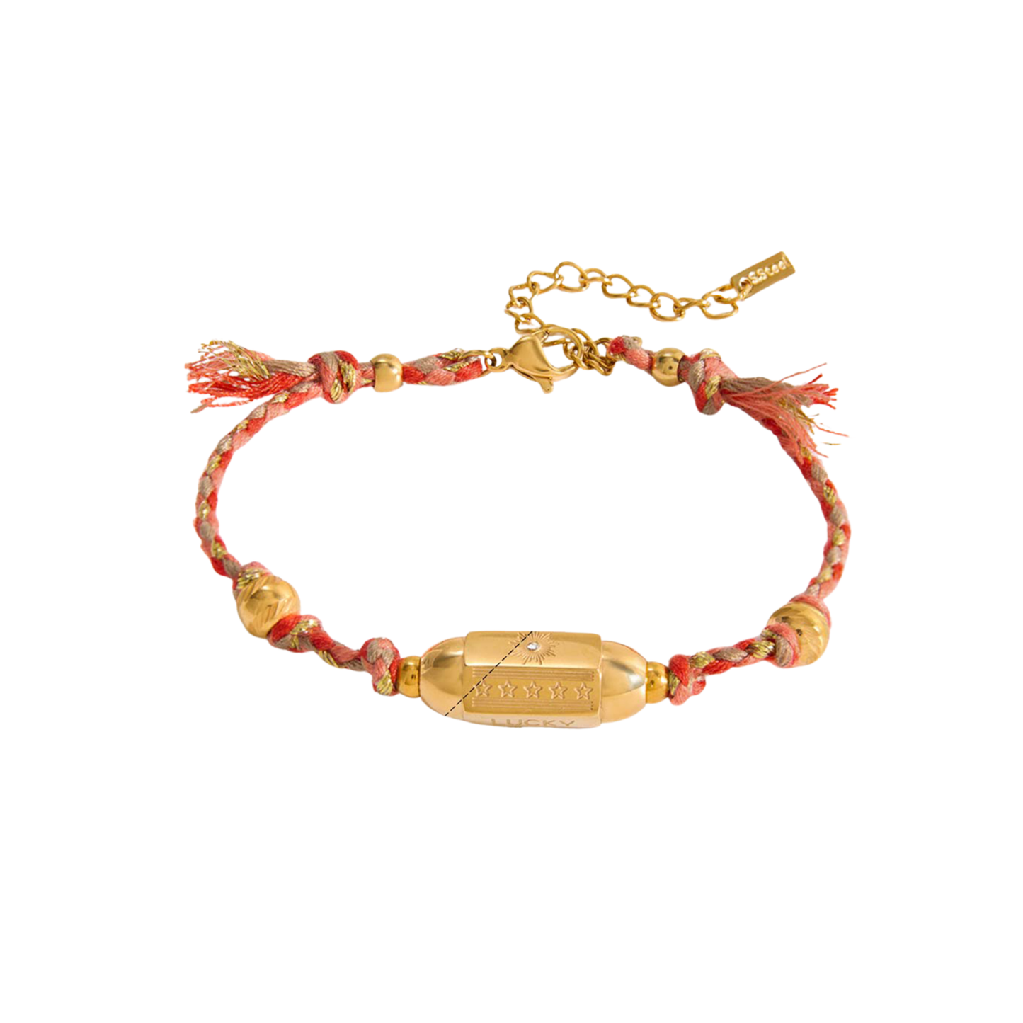 Orange Thread Bracelet