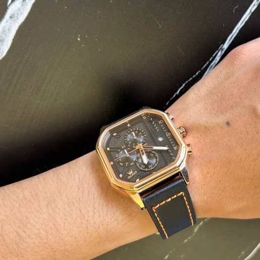 Pablo golden black watch