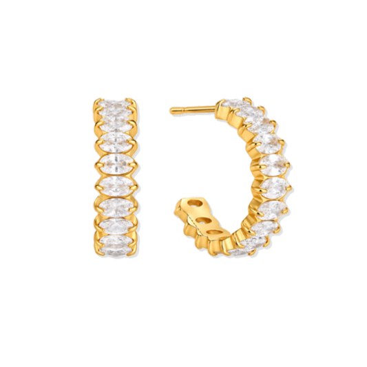 Golden Hoops Rebeca