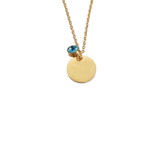 Gold Necklace December Month