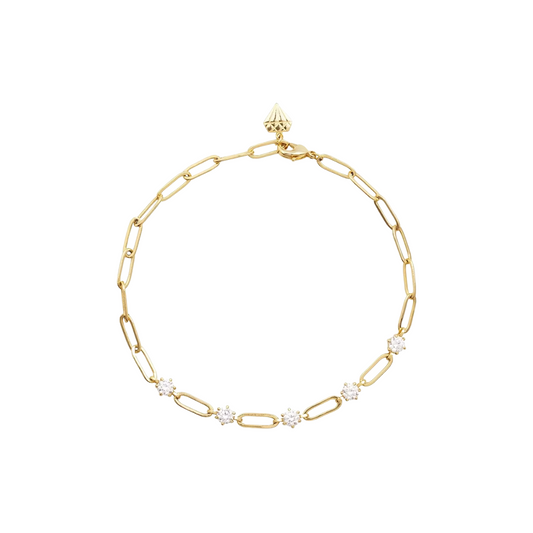 Golden Figaro Diamond Bracelet