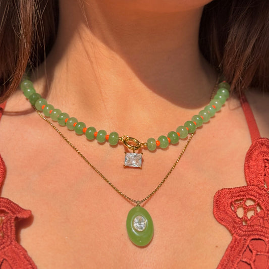 Necklace Vacation Green