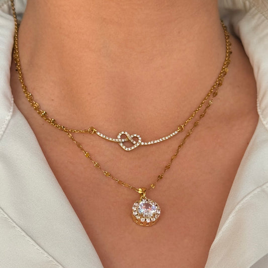 Golden Luxe Heart Necklace