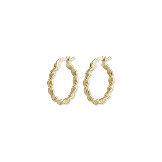 Golden Tiwst & Loop Hoops