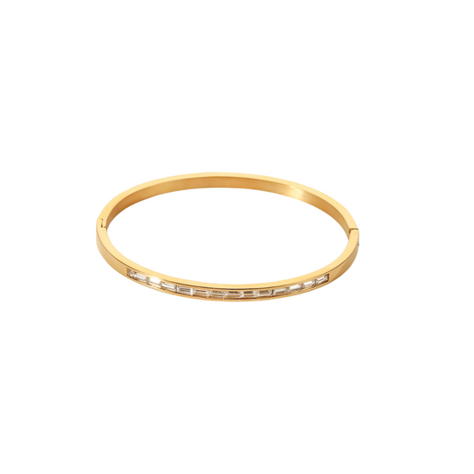 Crystal Shine Golden Bracelet
