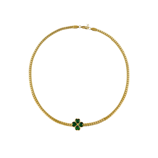 Green Clover Necklace