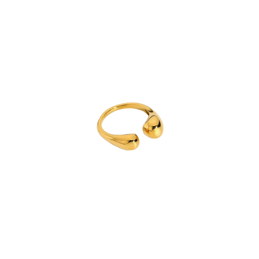 OPEN GOLDEN CHUNKY RING
