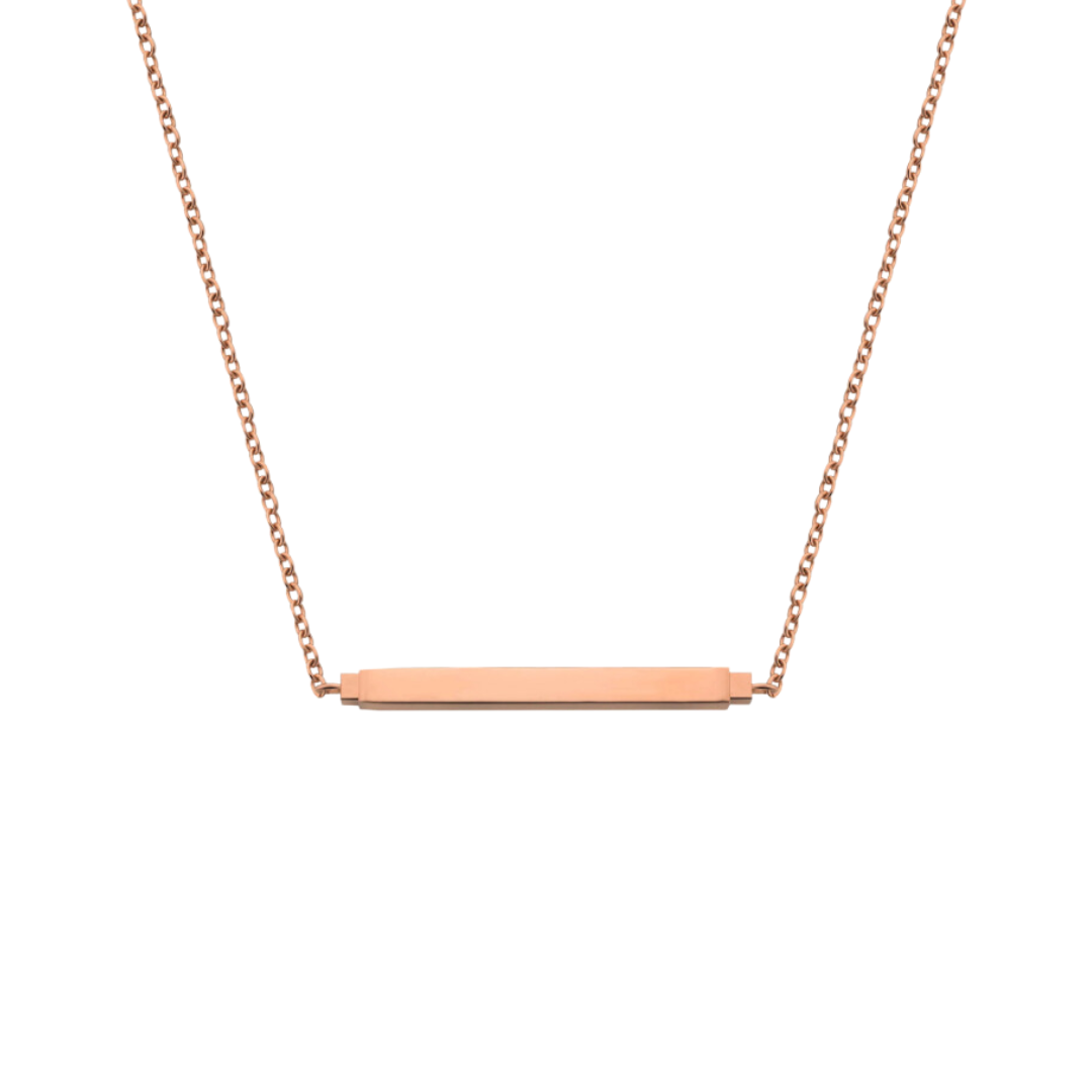 ROSE GOLD SECRET MESSAGE NECKLACE