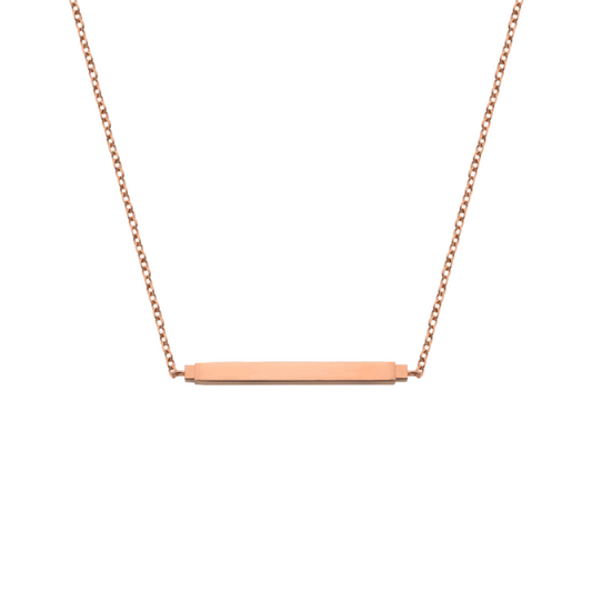 ROSE GOLD SECRET MESSAGE NECKLACE