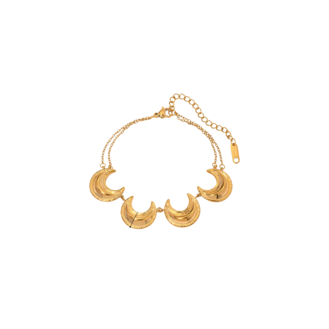 MULTIPLE MOON GOLDEN BRACELET