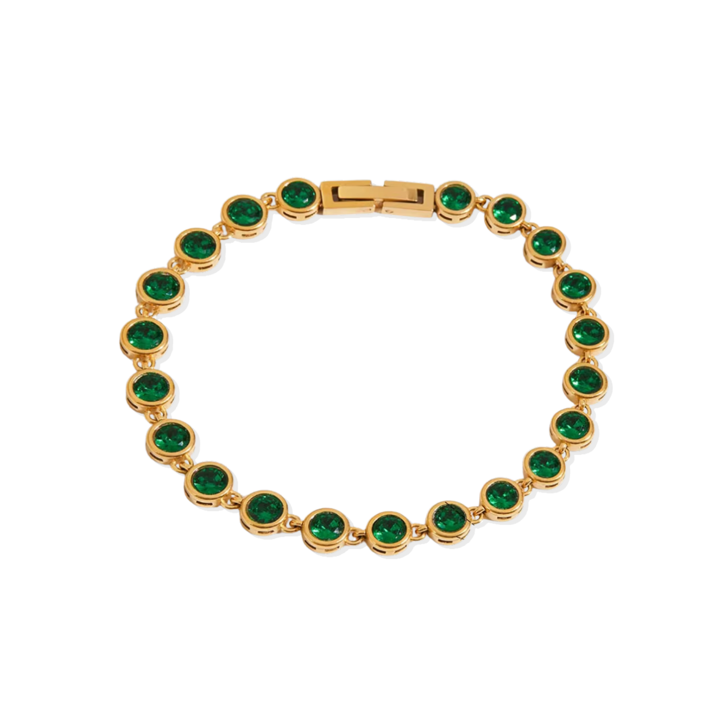 Golden Green Bracelet