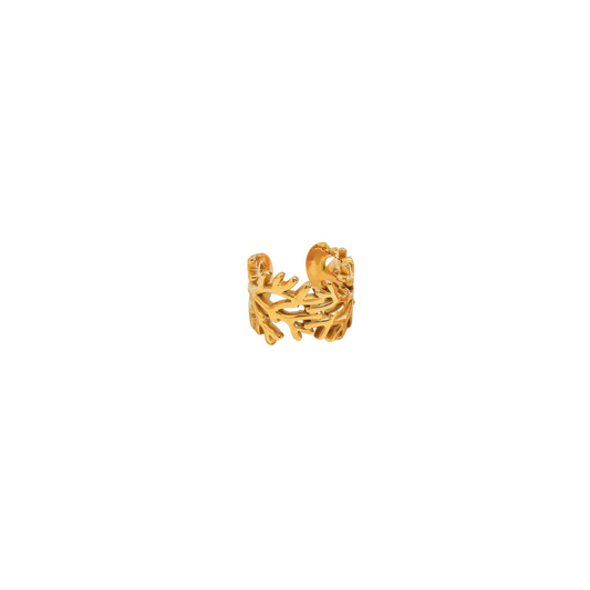 Golden leaf cuff
