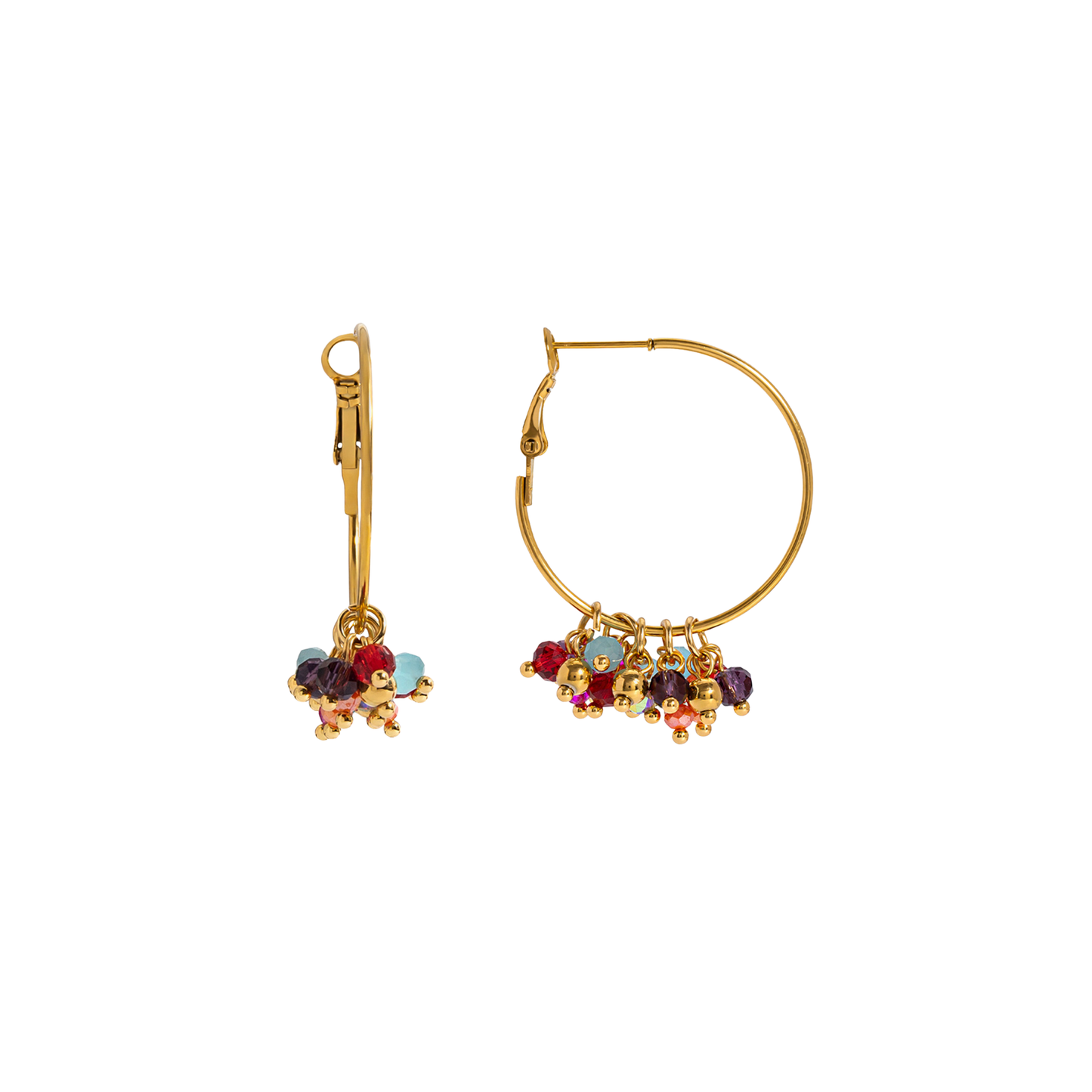 Multicolored Stone Earrings