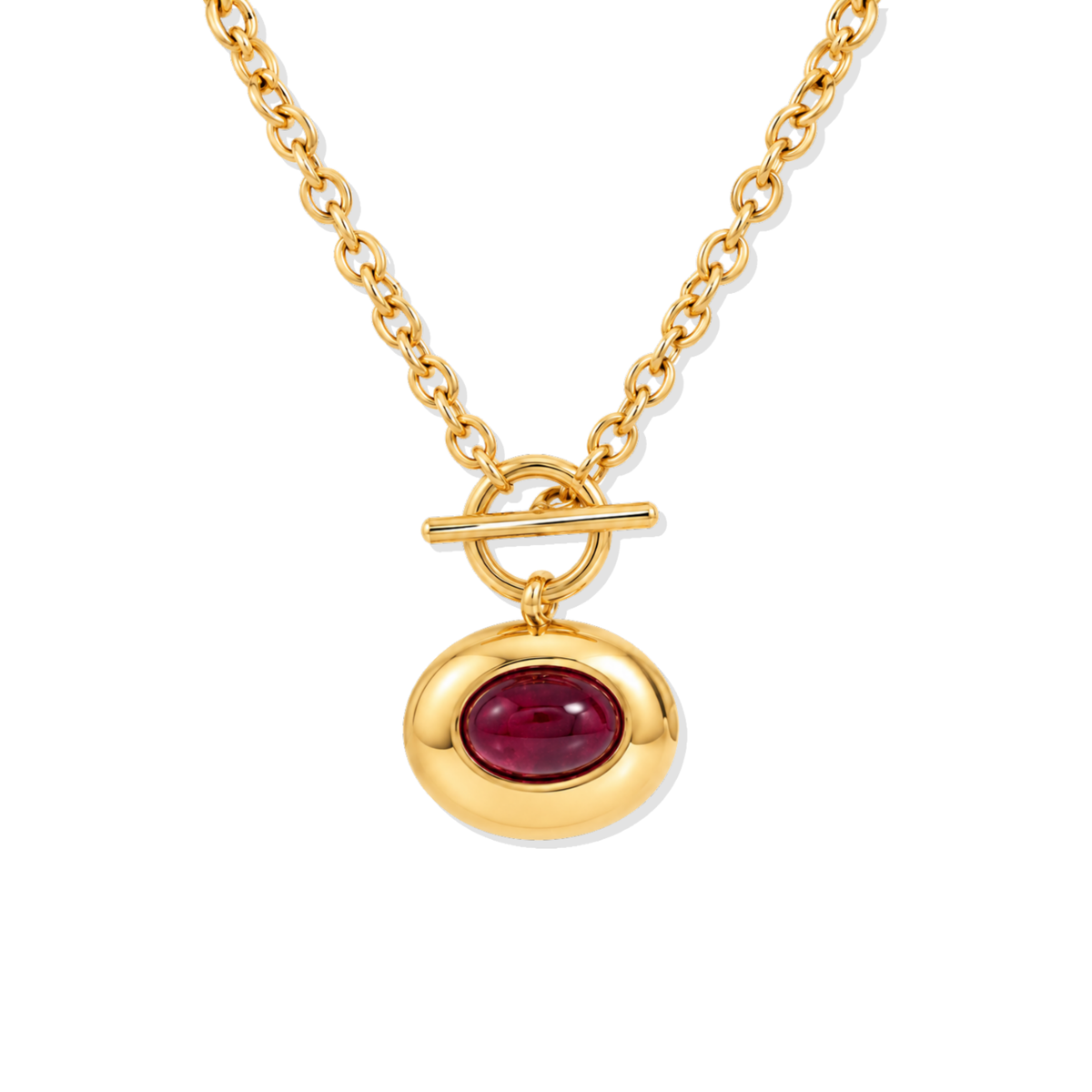 Golden Red Necklace Lucy