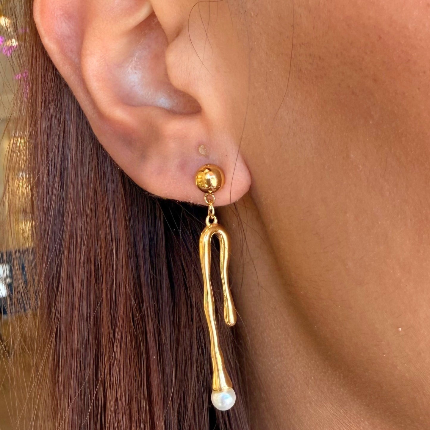Gold Vanity Earrings