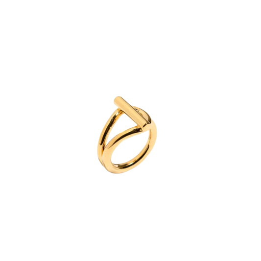 Simple Gold Line Ring