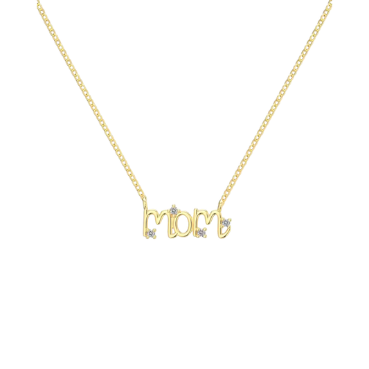 Mom Shiny Golden Necklace