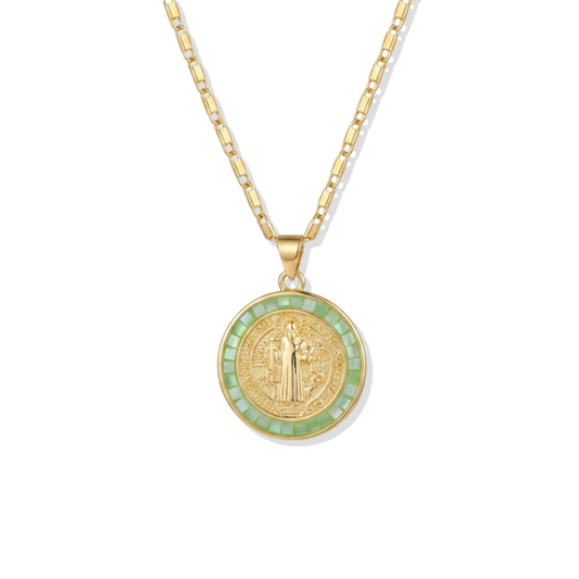 Green Circle San Benito Necklace