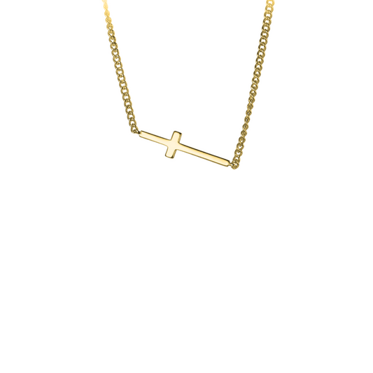 Karen Gold Cross Necklace