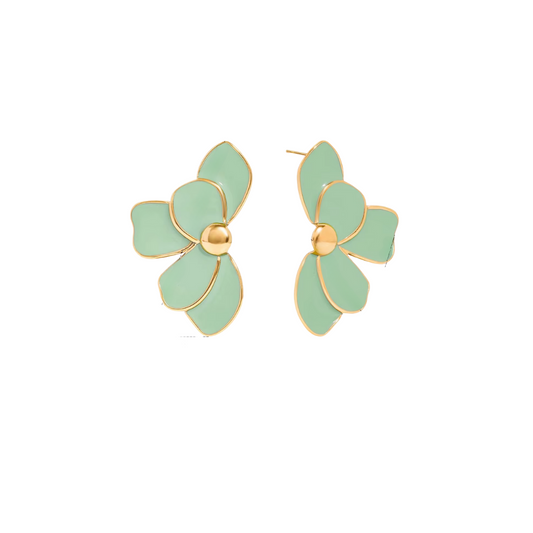 Romantic Green Earrings